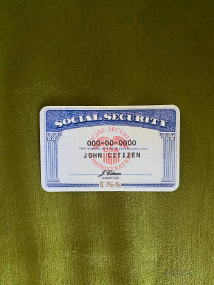 USA SSN photolook fond textile vert AVANT